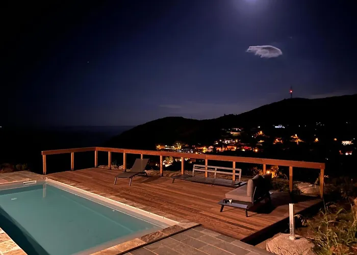 Villa A Roccia Entre Et Montagne Avec Piscine Privee