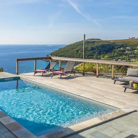 A Roccia Entre Et Montagne Avec Piscine Privee Villa Sisco