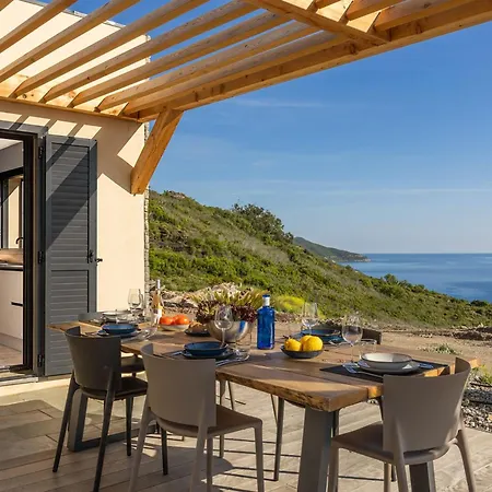 A Roccia Entre Et Montagne Avec Piscine Privée Sisco